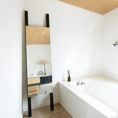 Miroirs droits droits en bois massif