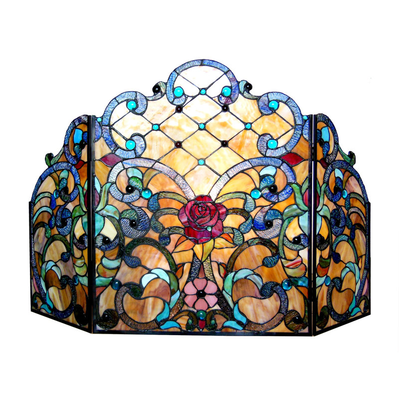 Pare-étincelles en verre 3 panneaux Mccane