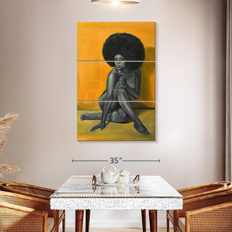 Leisha Black Essence I, 32" H x 20" W