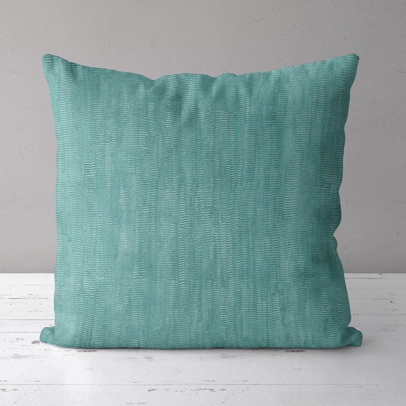 Housse de coussin carré et insert, Bleu givré
