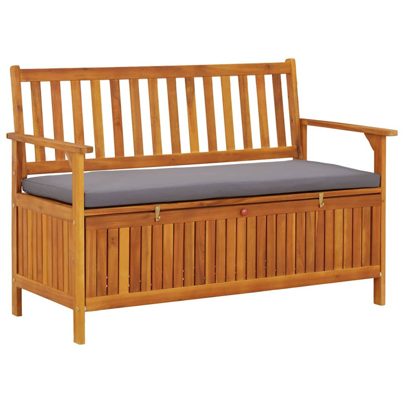 Banc de rangement Banc de rangement gris foncé