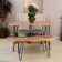 Alpizar 40'' Solid Wood Top Console Table