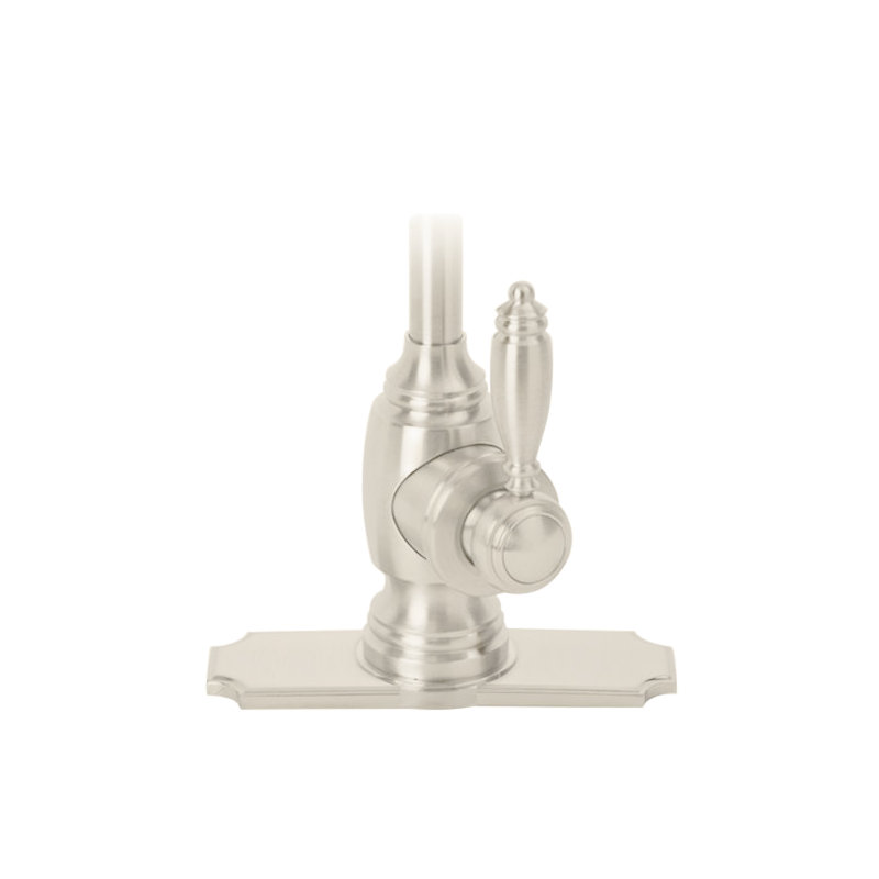 Traditional 6" Escutcheon Plate, Polished Nickel