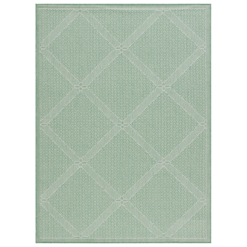Jaycub Performance Machine Washable Geometric Indoor/Outdoor Area Rug, Rectangle 5'3" x 7'6"