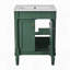 Meuble-lavabo simple avec grandes tablettes de rangement-85642191
