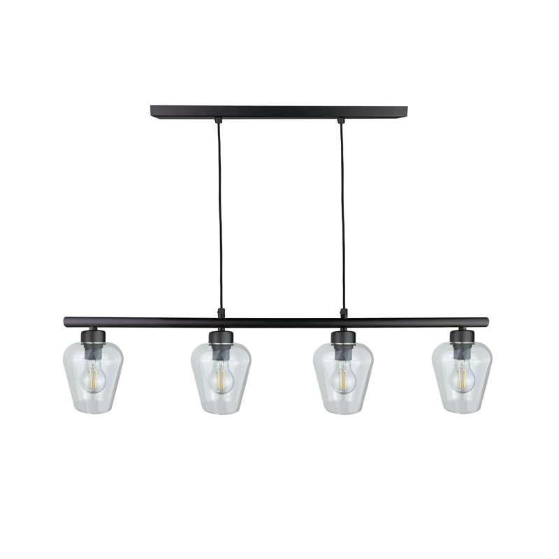 Valor 4 - Light Kitchen Island Pendant, Black