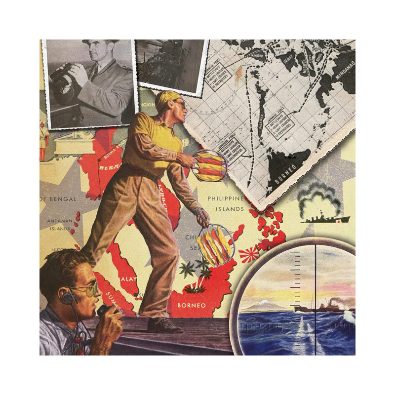 Air Force Collage by Saturday Evening Post - Gallery-Wrapped Canvas Giclée on Canvas, Wrapped Canvas, 93.98 cm H x 93.98 cm W