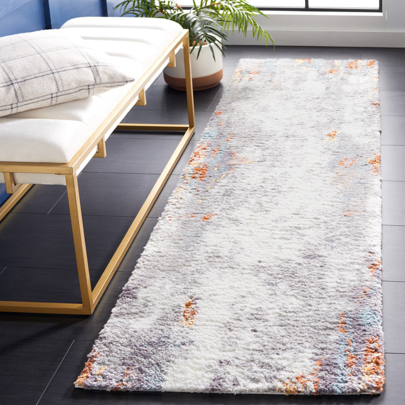 Tapis abstrait Jouk Performance, Tapis de couloir 2 pi 3 po x 8 pi
