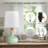 14" Modern Green Ceramic Small Table Lamp with Pre-Assembled Shade-128308816