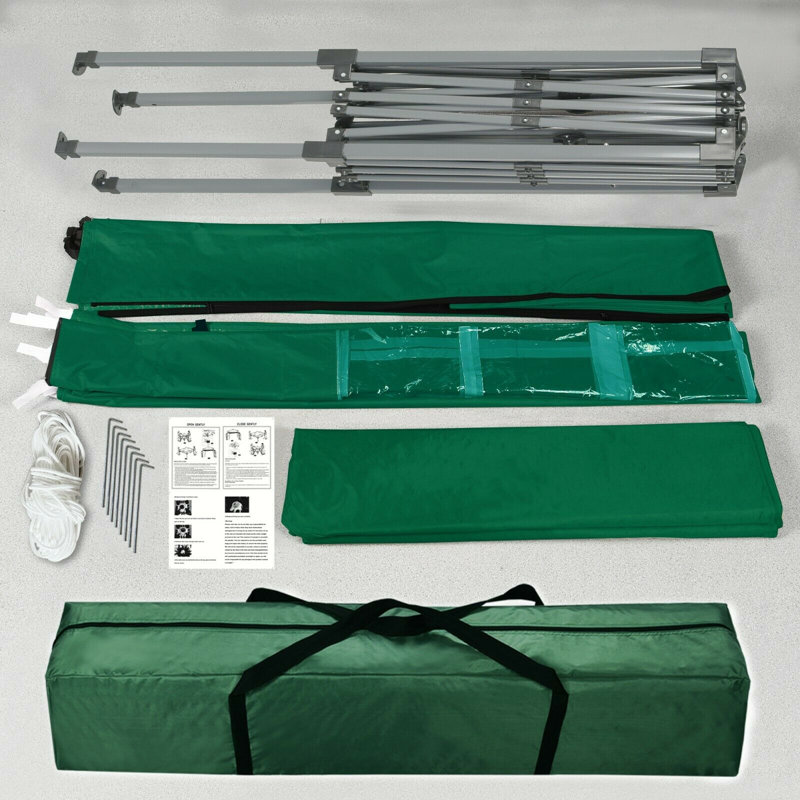 Jarrow Aluminium Pop-Up Gazebo, Green