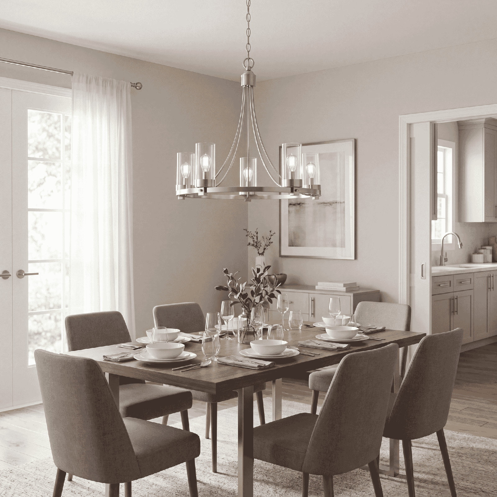 Laurie 5-Light Chandelier, Oil Rubbed Bronze