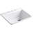 Riverby 25" L x 22" W x 9-5 8" Bar Kitchen Sink with Basin Rack-64615353-11013558