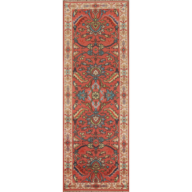 Tapis de couloir oriental floral 3 x 8