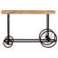 112cm Solid Wood Top Console Table
