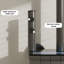 4-In-1 Shower System With LED Display And 3 Spray Settings