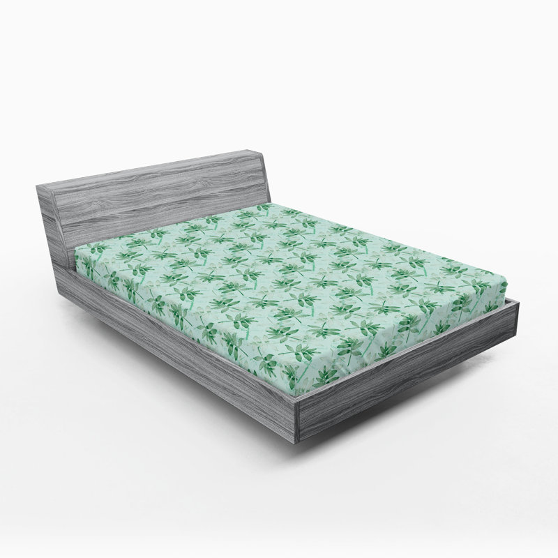 Drap-housse botanique Ambesonne, Drap-housse de taille très grand