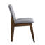 Ensemble de salle à manger 7 pièces Kaela de style scandinave avec chaises rembourrées et table rectangulaire