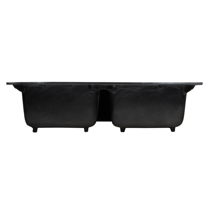 33" Angove Double-Bowl Cast Iron Farmhouse Sink