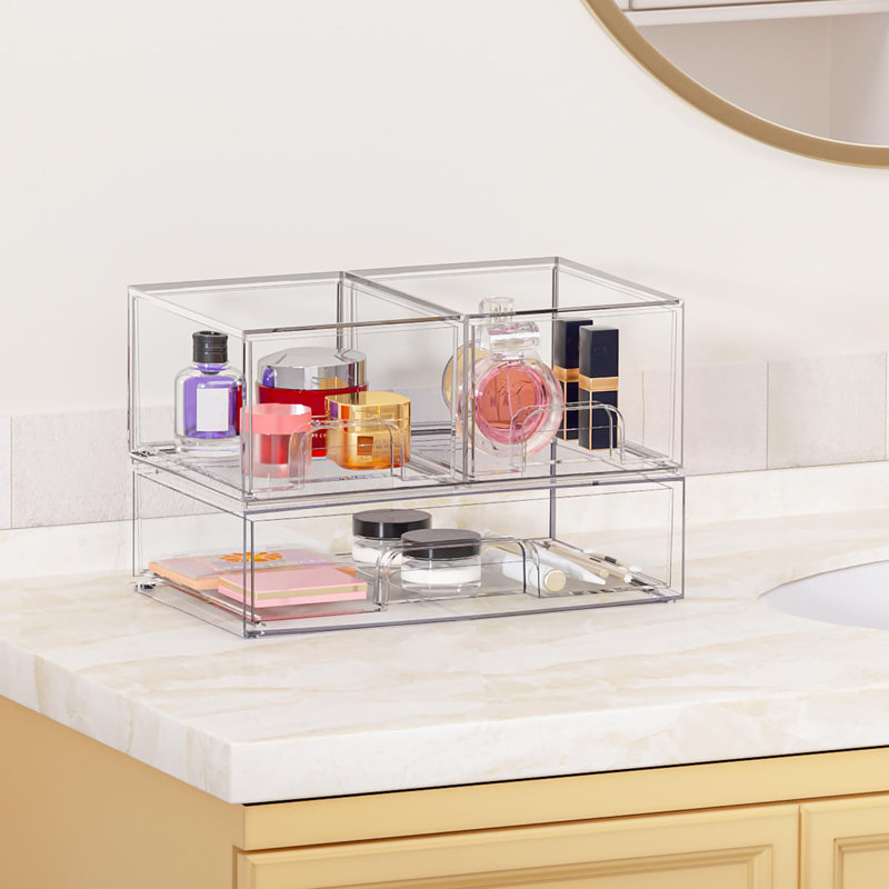 3 Drawer Stackable Drawer