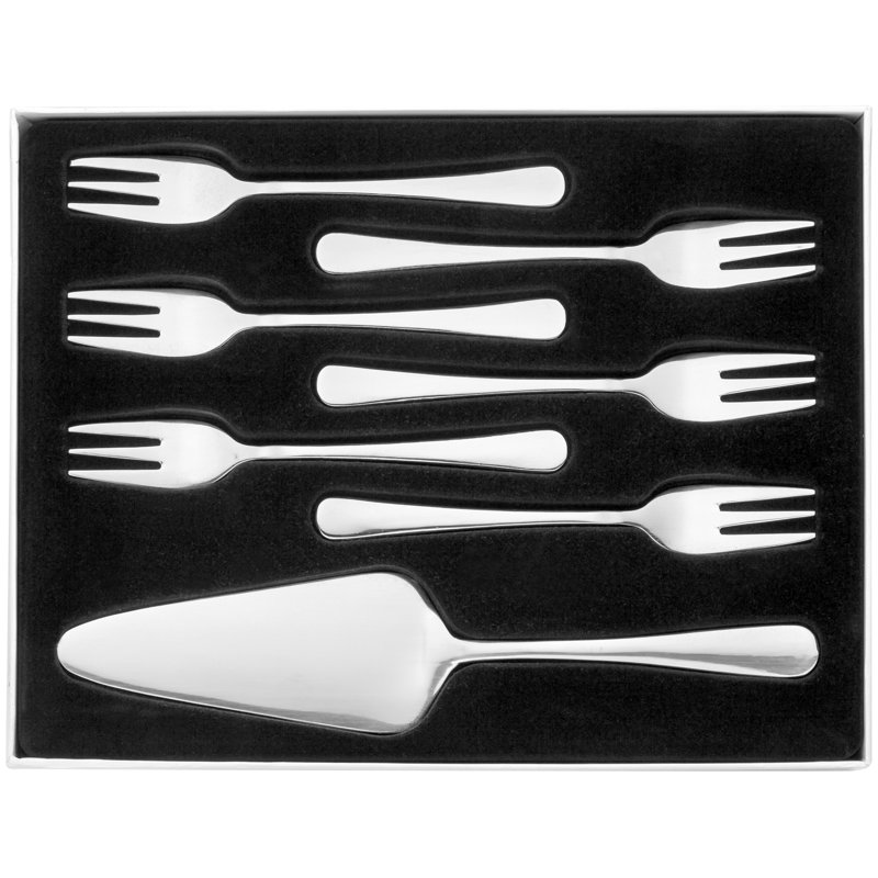 Judge, Windsor - Set of 6 Stainless Steel Cake Forks