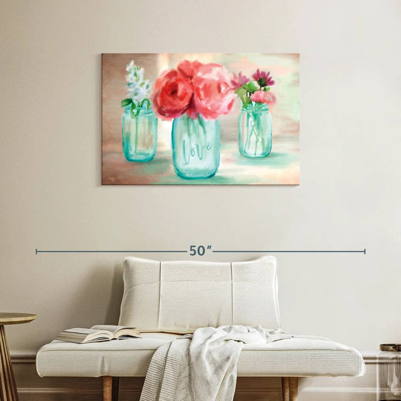 Trio de fleurs Harnek, H 24 po x l 36 po