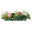 Couronne artificielle de fleurs roses pour centre de table de mariage 10 pièces
