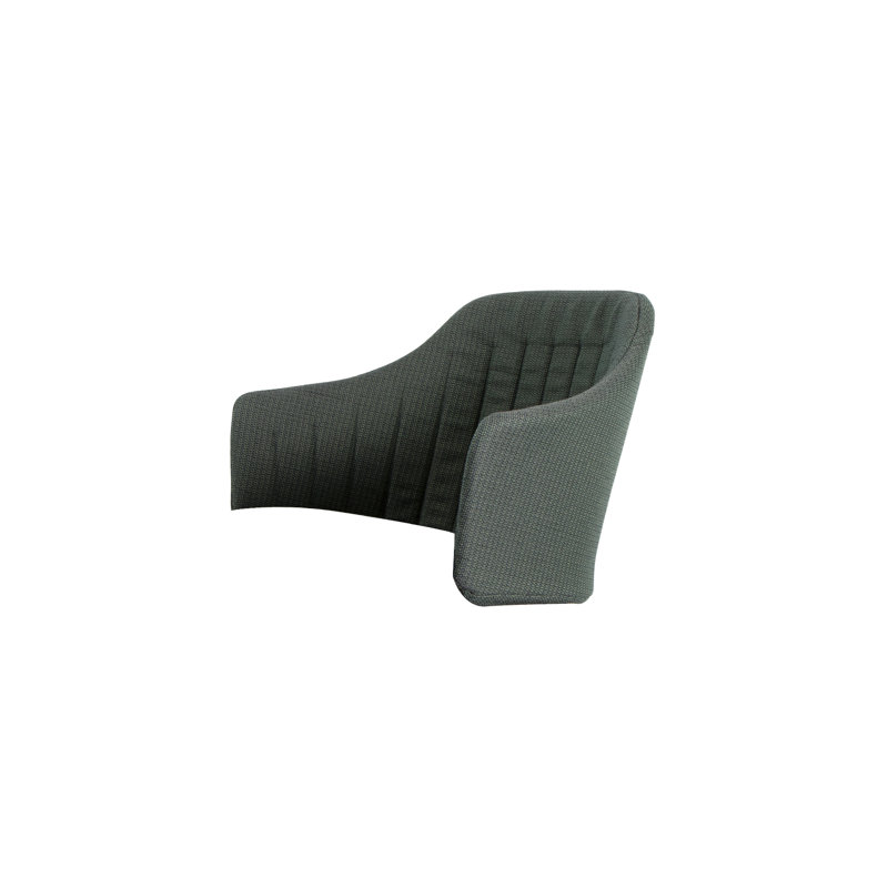 Choice Chair Outdoor And Sledge Base With Upholstery Cover Set (Seat-Back Cover), Dusty Green/Dark Green