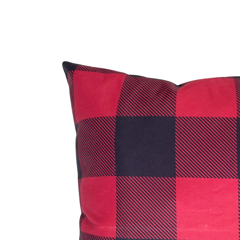 Coussin intérieur / extérieur carré à carreaux