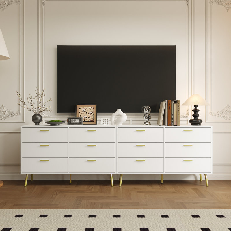 Commode à 12 tiroirs, Blanc