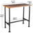 Jhonathan 6 - Person Pine Solid Wood Top Four Leg Dining Set-1632487864
