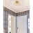 Flush Mount Ceiling Lights, Modern Crystal Firework Close To Ceiling Lamp LED Ceiling Lighting Fixtures,(Gold/BULB NOT INCLUDED)-121425474