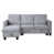 Velours gris clair