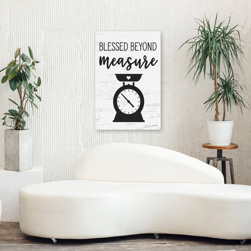 «Blessed Beyond Mesure - Modern Farmhouse, H 24 po x l 36 po