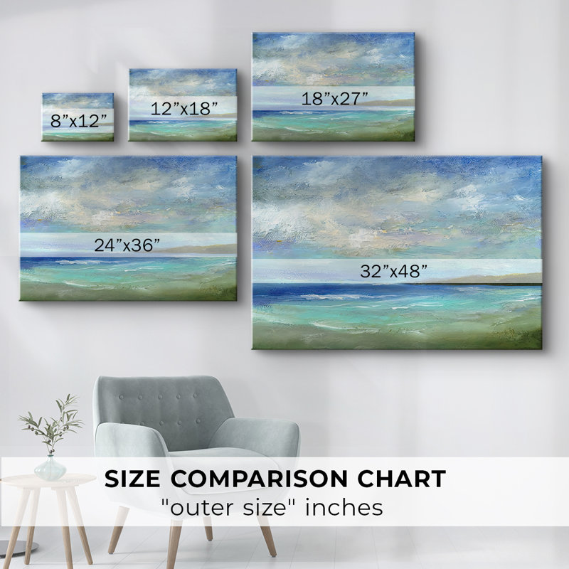 Island Inlet - Cavas enveloppés de galerie, 32 x 48