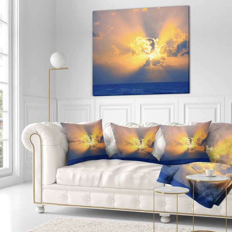 Coussin Scenic Sunset, 16 po x 1 po, Coussin décoratif