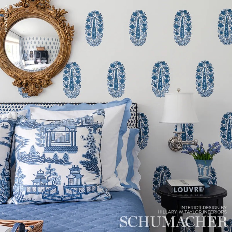Askandra Flower Wallpaper, Delft