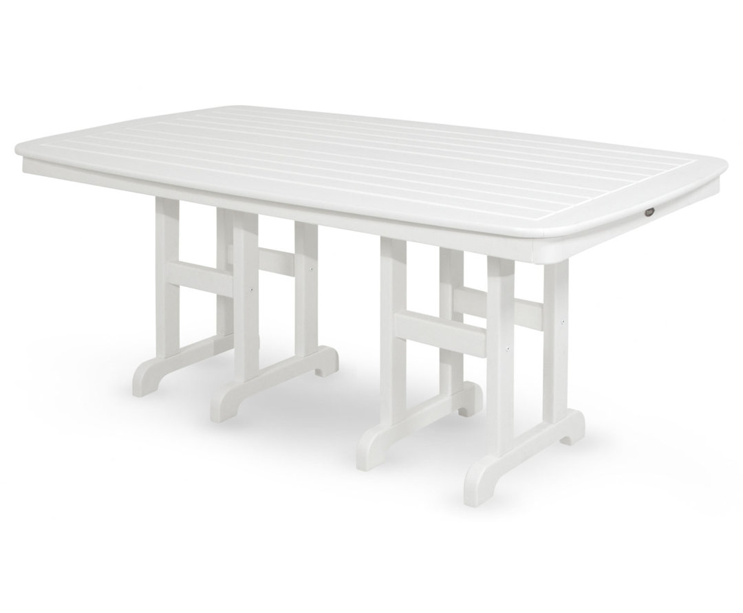 POLYWOOD Yacht Club 37" x 72" Dining Table Trex Outdoor 