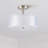 3-Light Semi-Flush Mount Light-1391360808