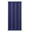 Ensemble de chambre à coucher double Dua, modèle à panneau encastré, style industriel, métal bleu-110985782