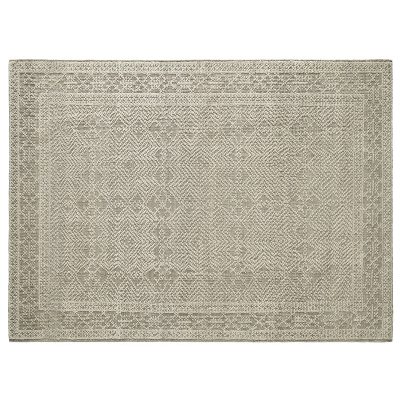 Tapis d'intérieur en laine Pricilla, Rectangle 5 pi x 7 pi