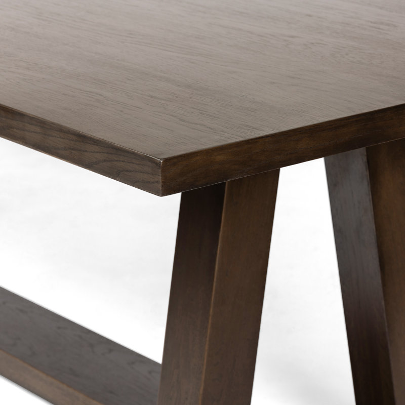 Russell Oak Solid Wood Dining Table