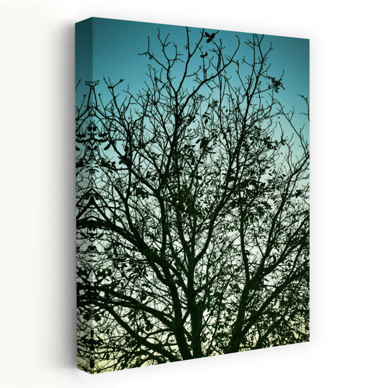 Art contemporain contemporain, paysage paisible d'automne, H 12 po x l 8 po