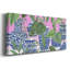 Indigo Palms II - Toile tendue avec châssis - Prêt à accrocher-107467711