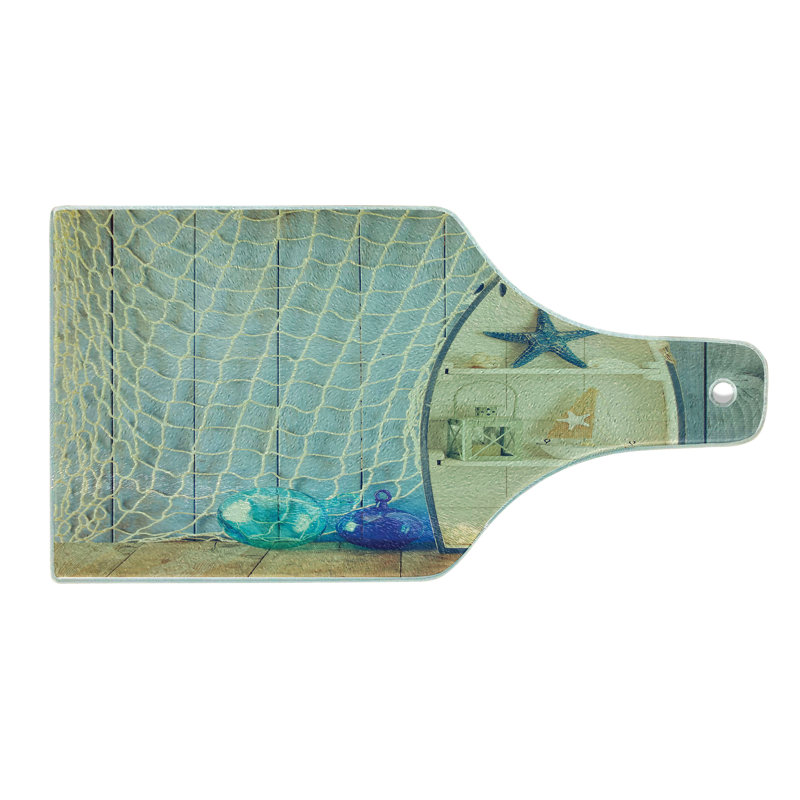 Planche à découper en verre trempé Ambesonne