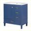 Ensemble d'armoire de salle de bain moderne avec lavabo et 3 tiroirs Modern-1725472594