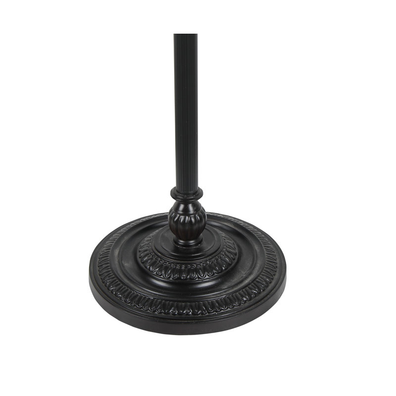 Laurie 70.3'' Red Antique Bronze Torchiere Floor Lamp