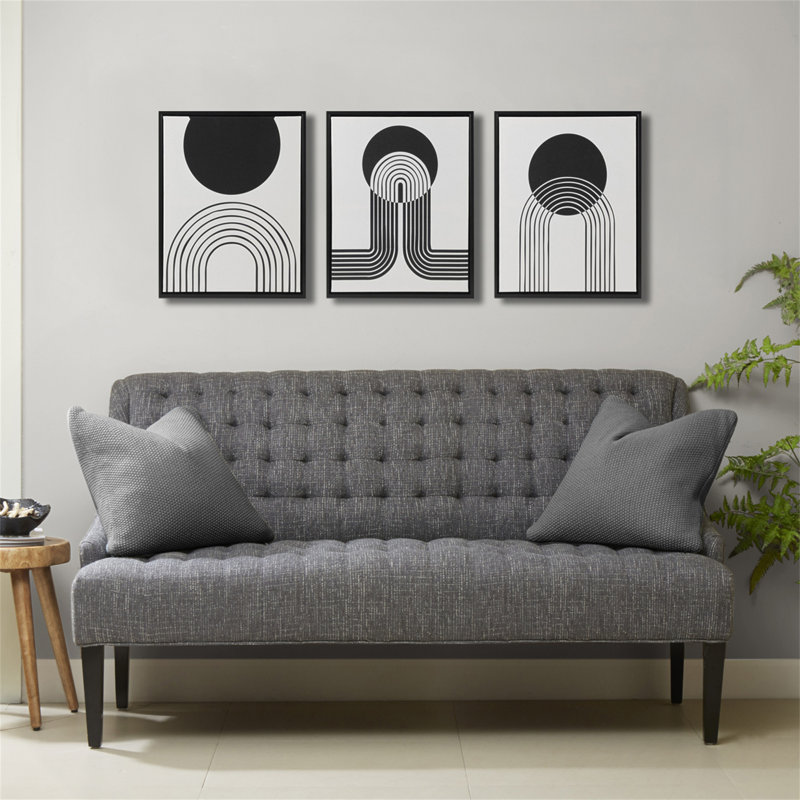 3-Piece Framed Canvas Wall Art Set