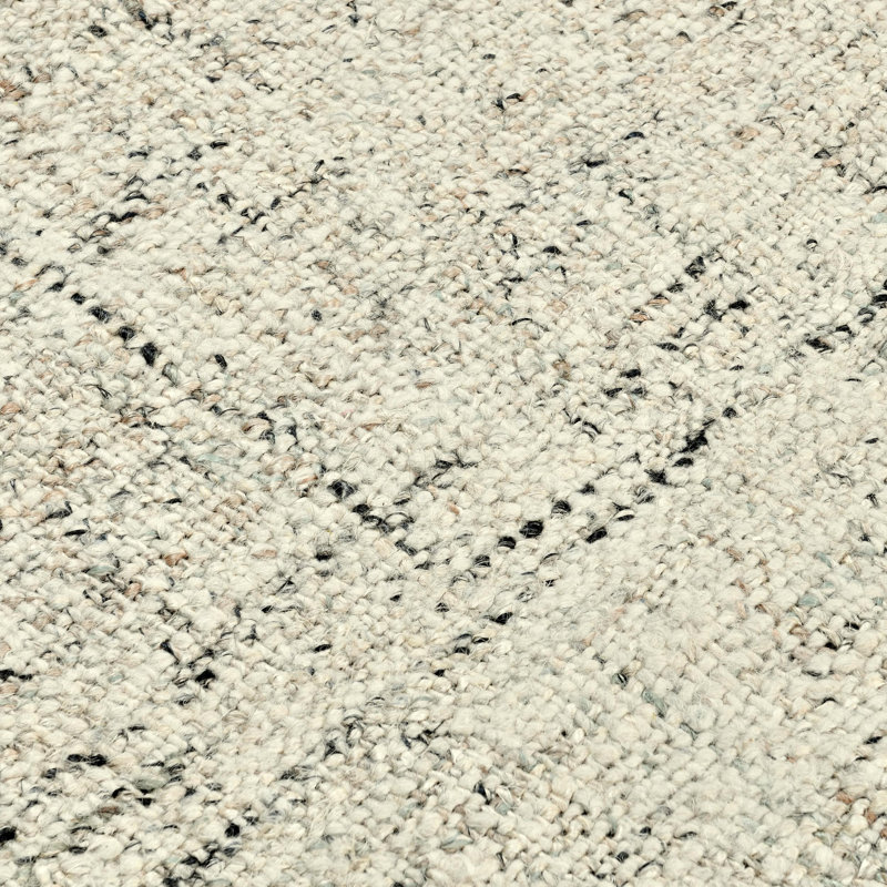 Oscoda Abstract Area Rug in Gray