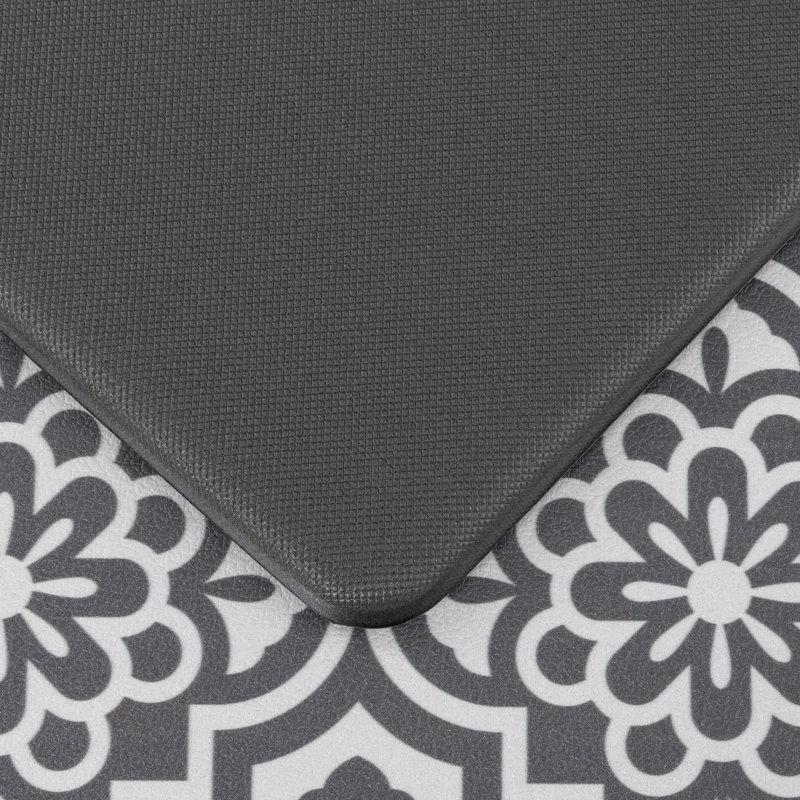 Tapis de cuisine antidérapant et antidérapant, Gray