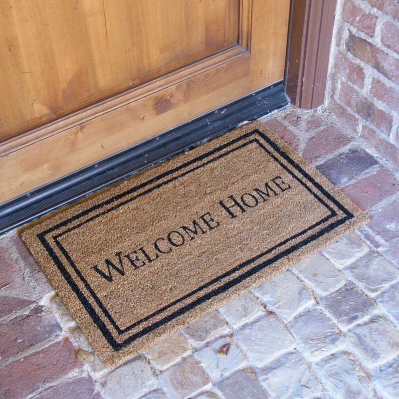 Tapis d'entrée antidérapant Bermang Welcome Home, Rectangle 1 pi 6 po x 2 pi 6 po